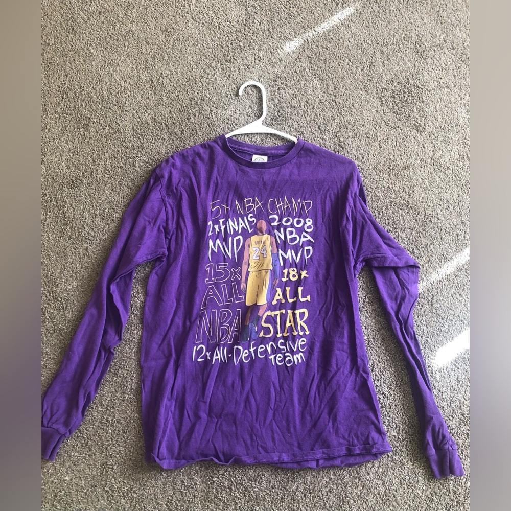 Kobe Bryant long sleeve t shirt